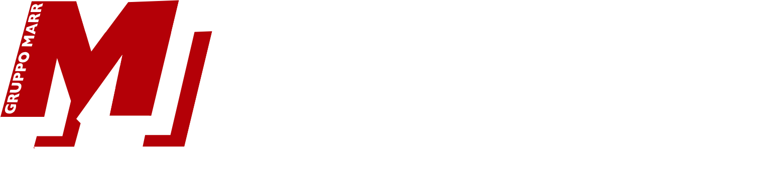 MARR S.p.A. logo fulle size on a dark background (transparent PNG)