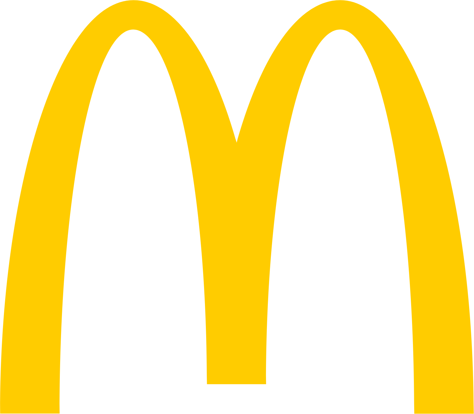 McDonald logo in transparent PNG and vectorized SVG formats