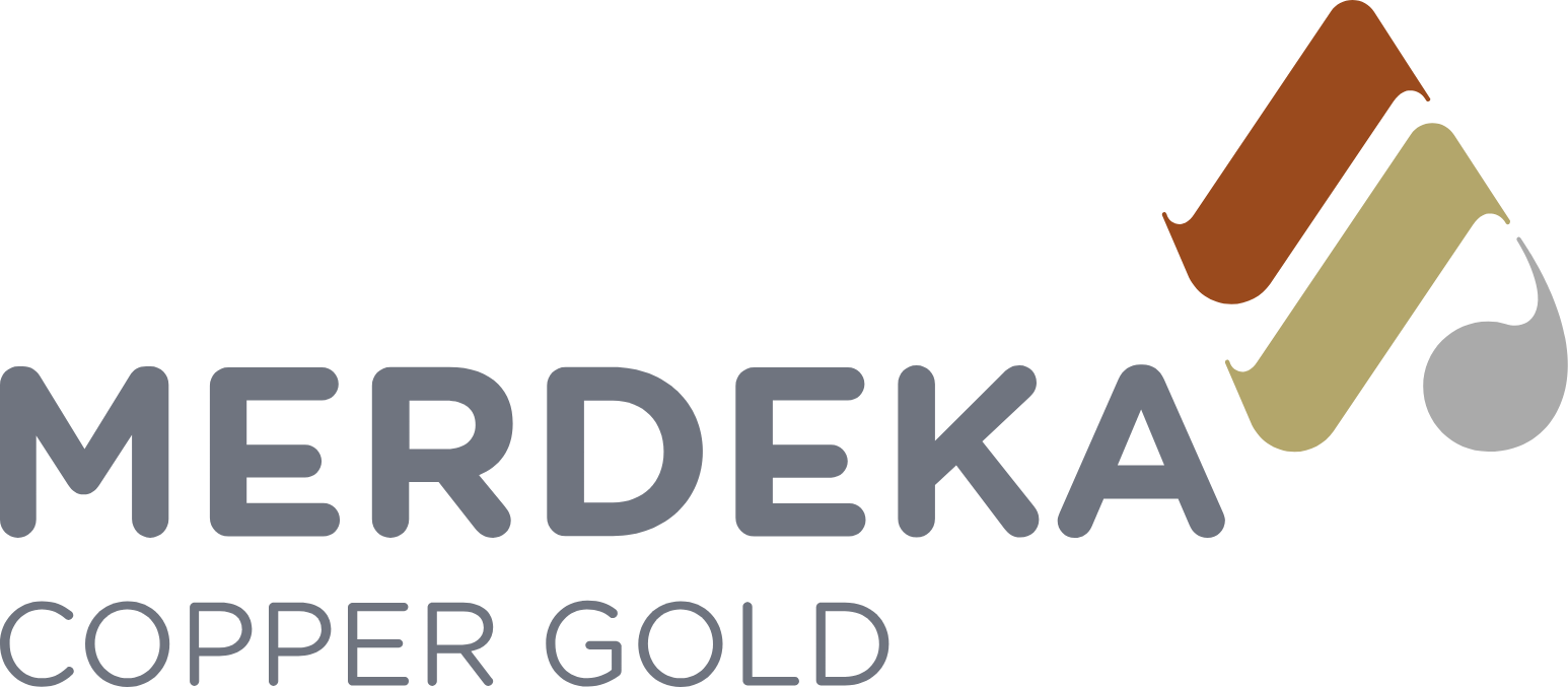 Merdeka Copper Gold
 logo large (transparent PNG)