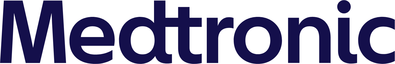 Medtronic logo large (transparent PNG)