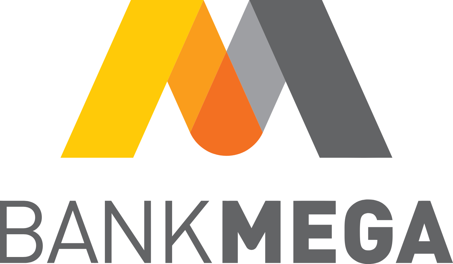 Bank Mega
 logo large (transparent PNG)