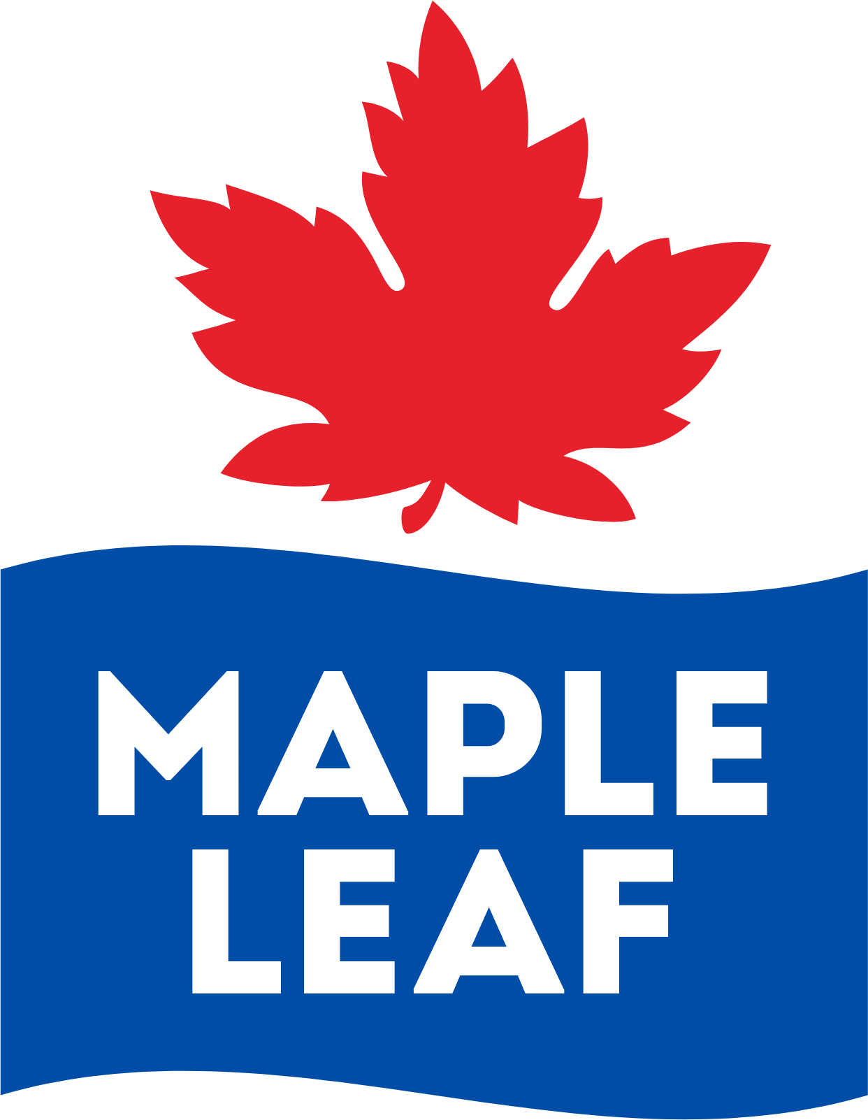Maple Leaf Foods logo large (transparent PNG)