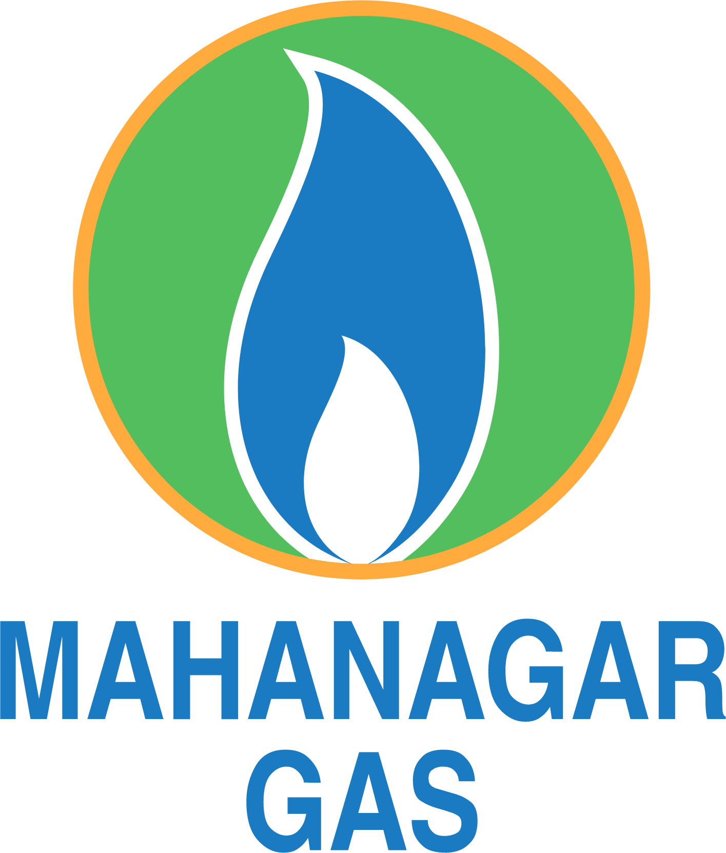 Mahanagar Gas logo large (transparent PNG)