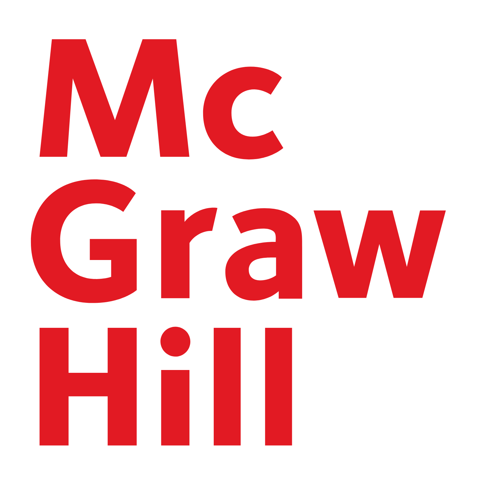 McGraw Hill logo on a dark background (transparent PNG)