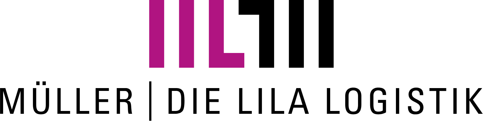 Müller - Die lila Logistik logo large (transparent PNG)