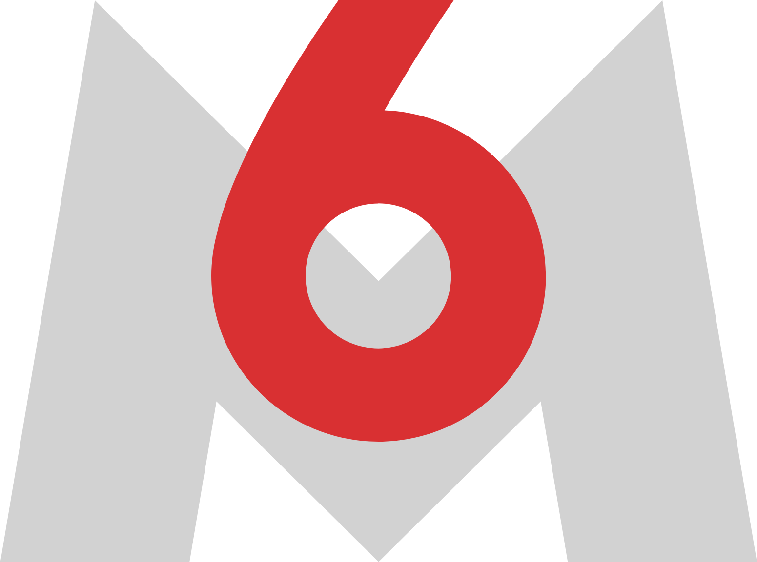 Métropole Télévision (Groupe M6) logo (transparent PNG)