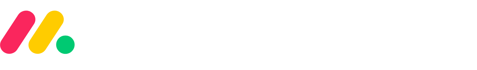 monday.com logo grand pour les fonds sombres (PNG transparent)