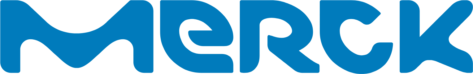 Merck KGaA logo large (transparent PNG)
