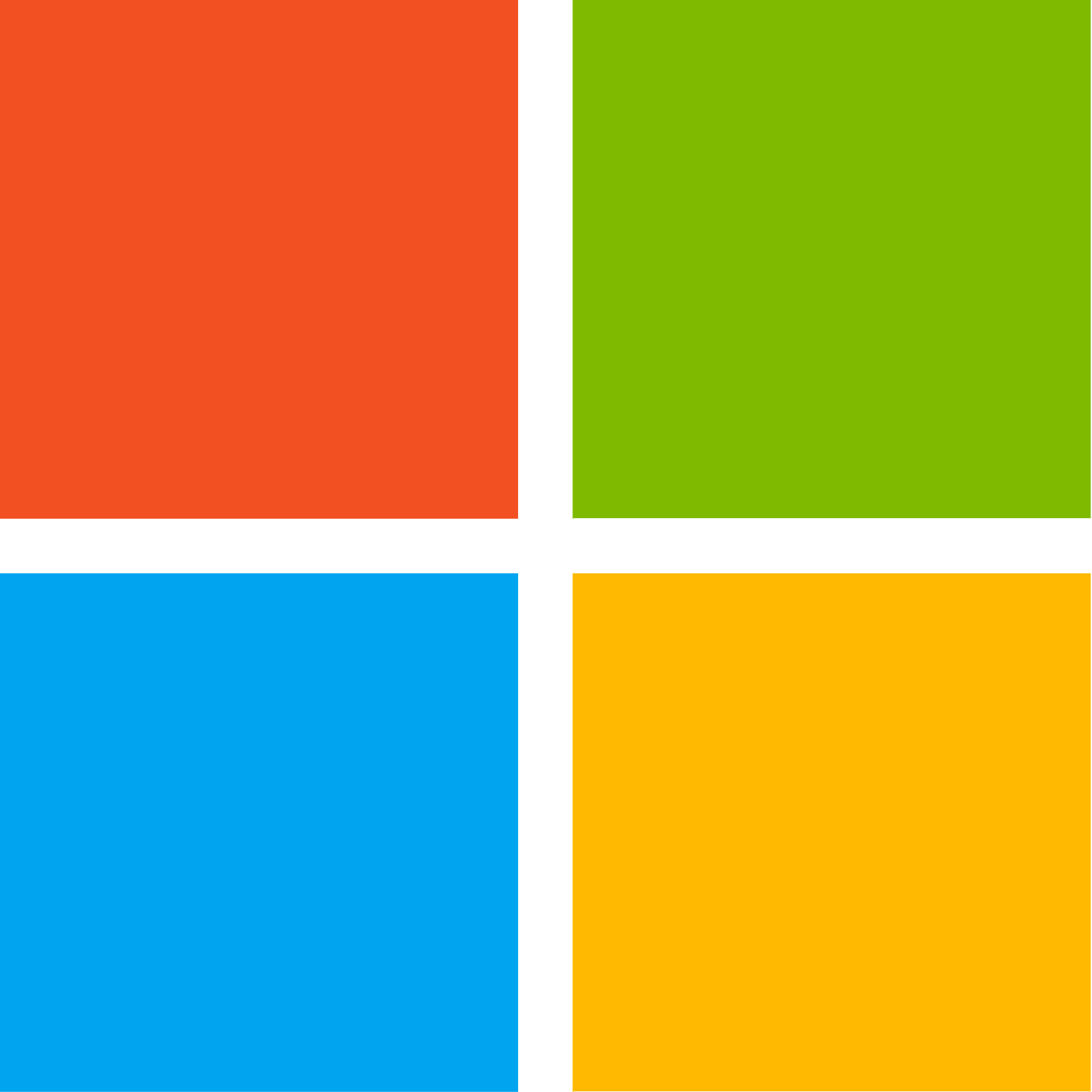 Microsoft logo (transparent PNG)