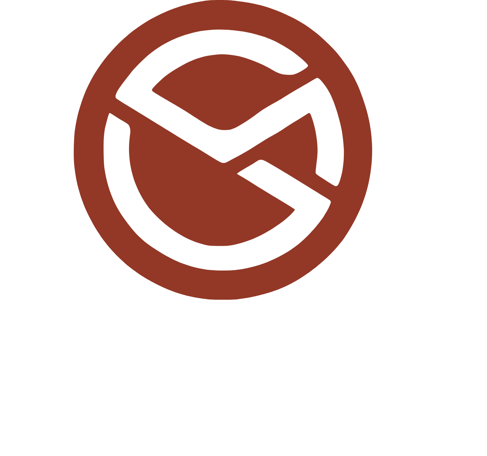 Masonglory logo grand pour les fonds sombres (PNG transparent)