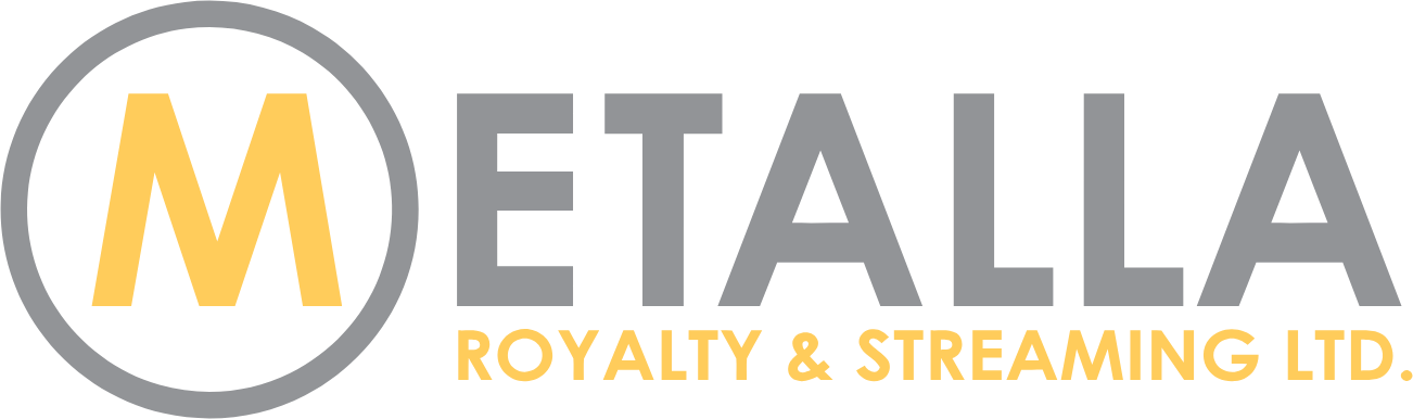 Metalla Royalty & Streaming logo large (transparent PNG)