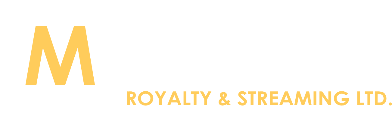 Metalla Royalty & Streaming Logo groß für dunkle Hintergründe (transparentes PNG)