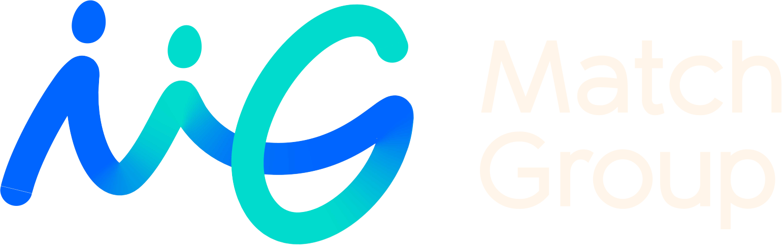 Match Group logo grand pour les fonds sombres (PNG transparent)