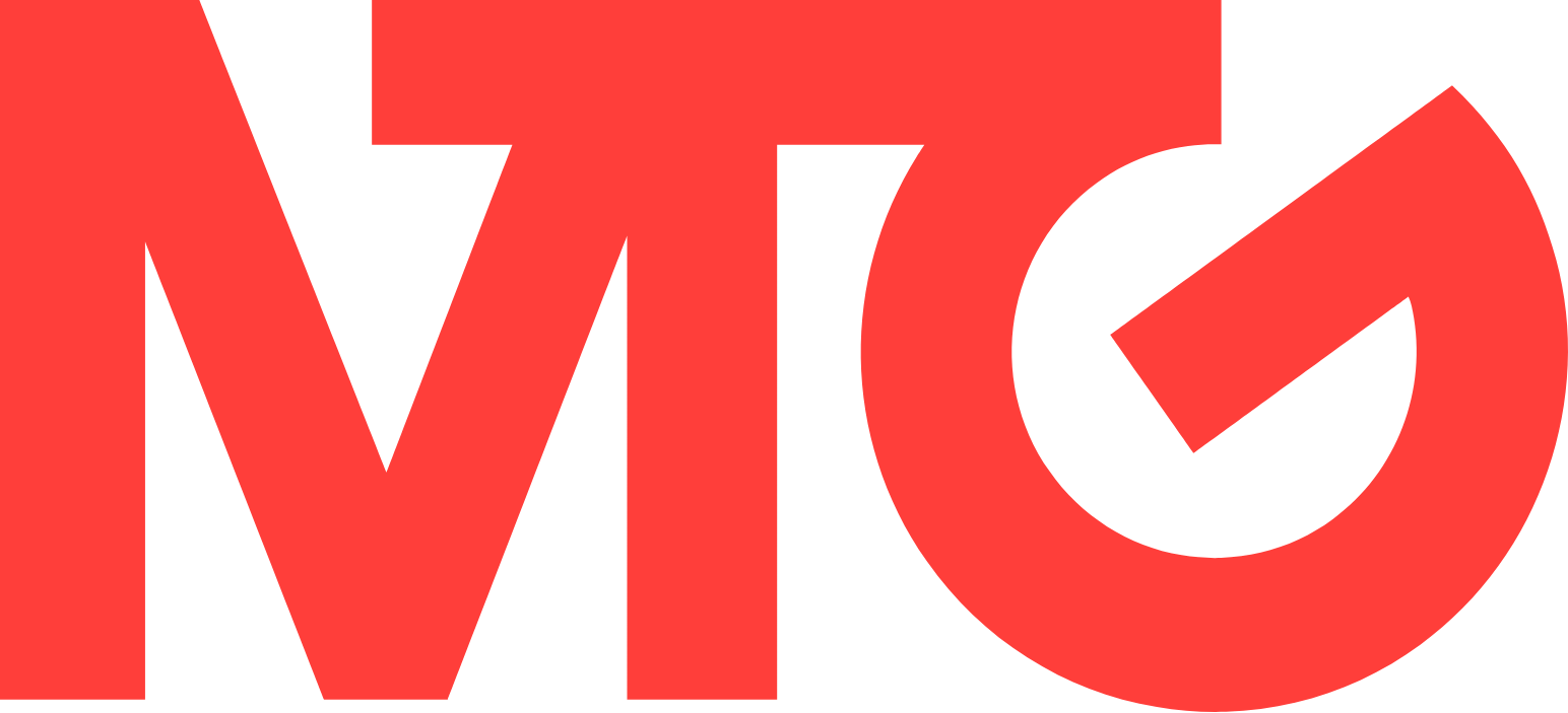 Modern Times Group (MTG)  logo (transparent PNG)
