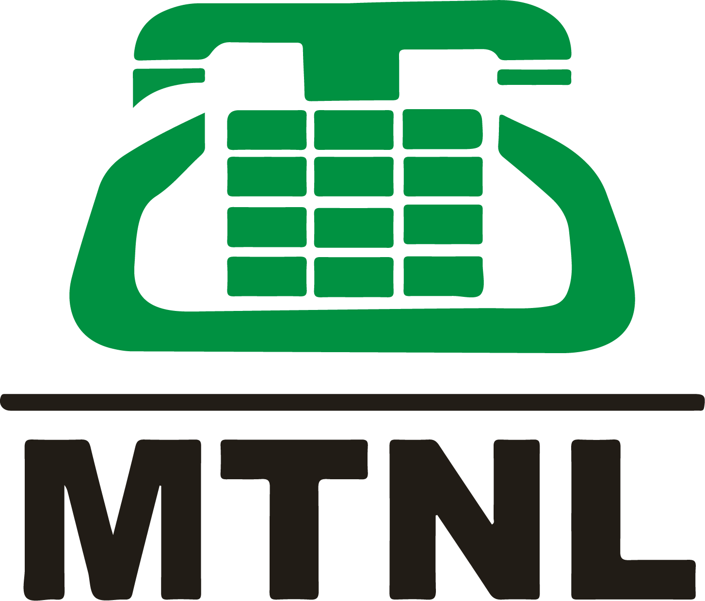 Mahanagar Telephone Nigam logo in transparent PNG format