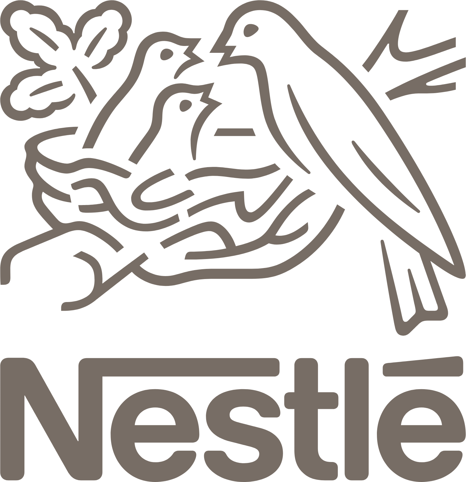 Nestlé logo large (transparent PNG)