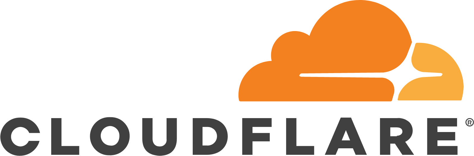 Cloudflare logo large (transparent PNG)