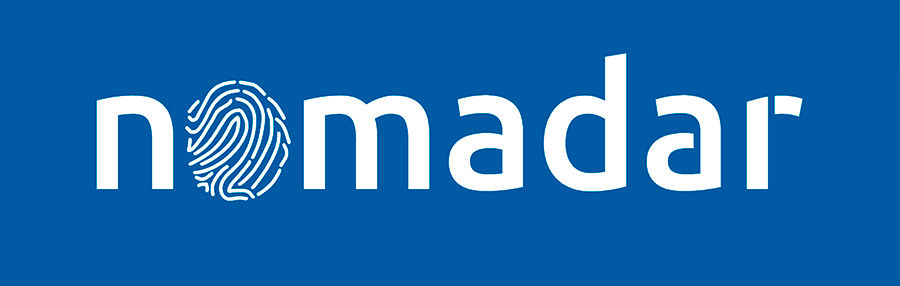 Nomadar logo grand pour les fonds sombres (PNG transparent)