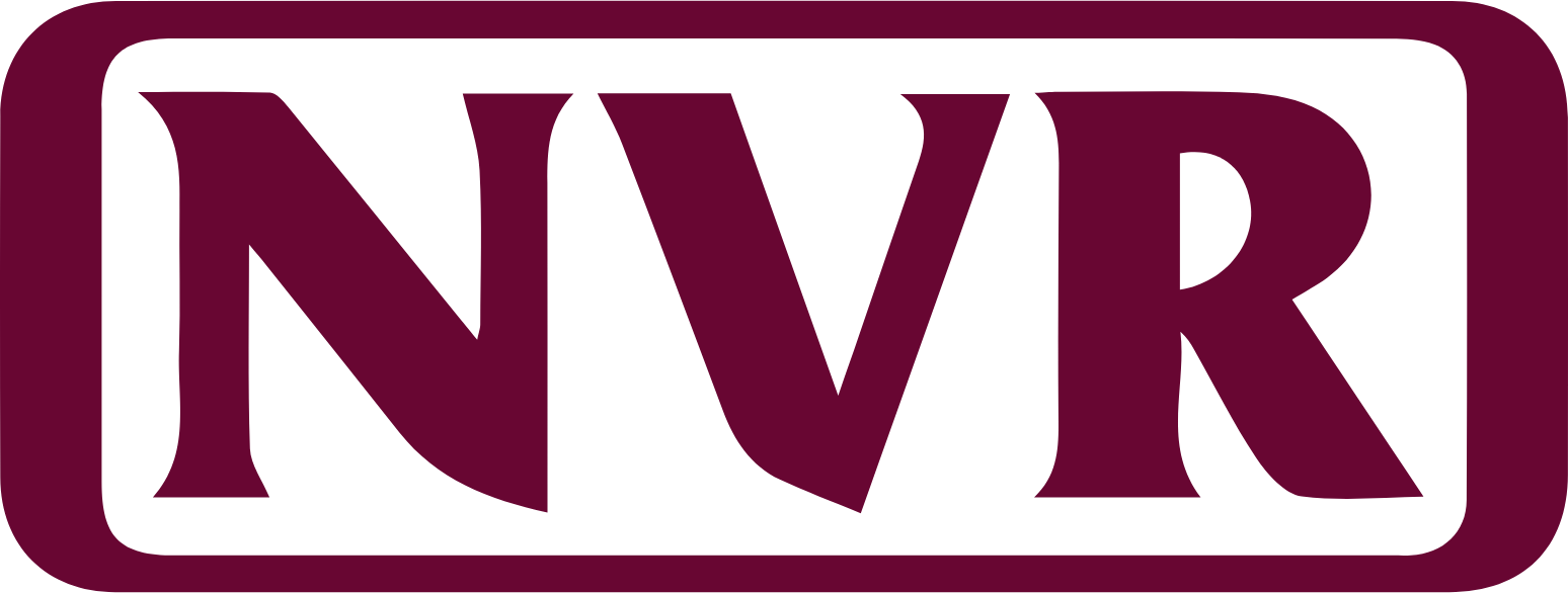 nvr logo in transparent png and vectorized svg formats
