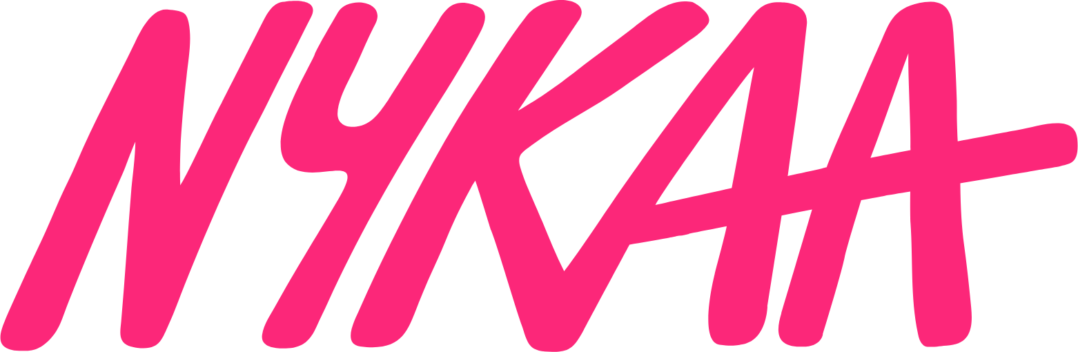Nykaa logo (transparent PNG)