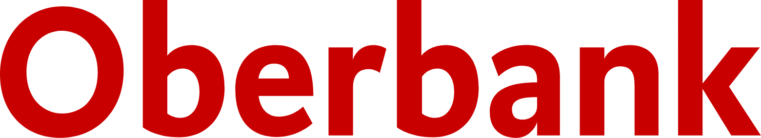 Oberbank logo in transparent PNG and vectorized SVG formats