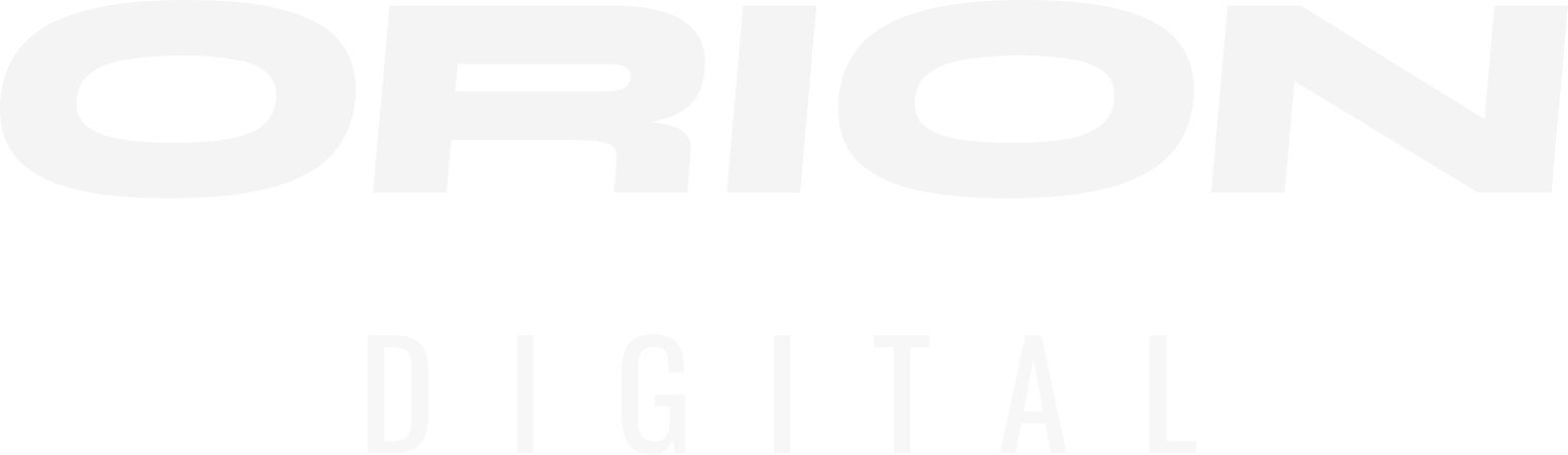 Orion Digital Corp. logo grand pour les fonds sombres (PNG transparent)