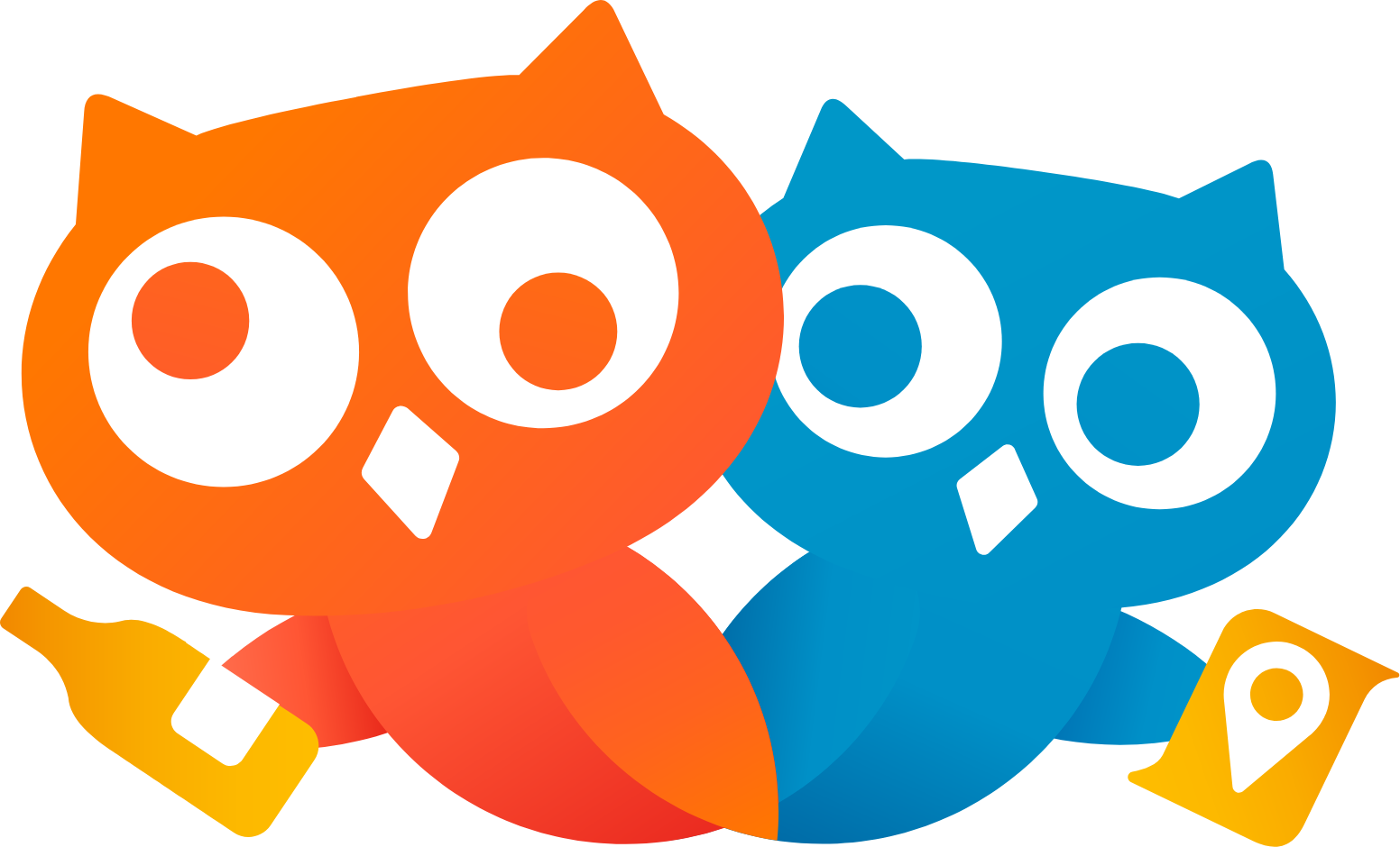 OBOOK Holdings Inc. (OwlTing) logo (transparent PNG)