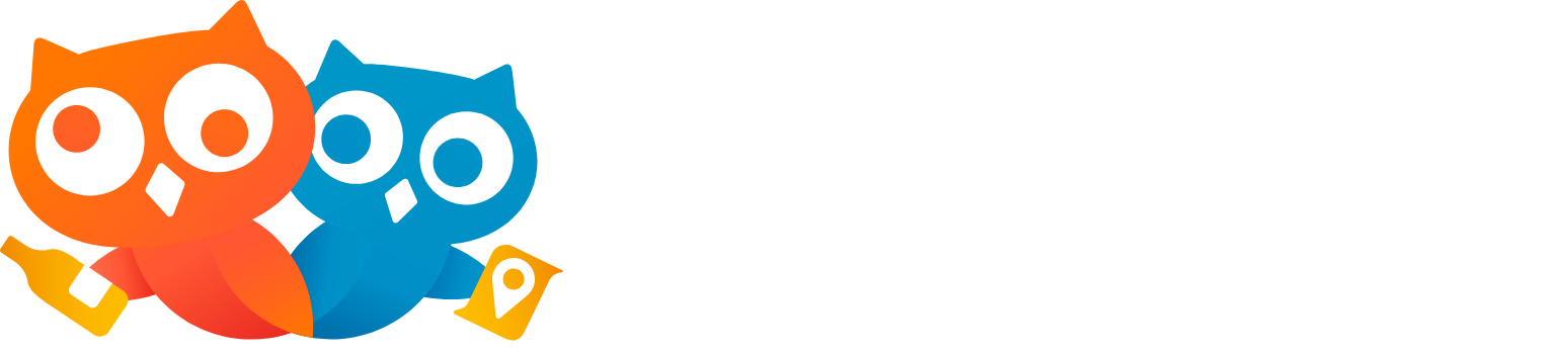 OBOOK Holdings Inc. (OwlTing) logo fulle size on a dark background (transparent PNG)