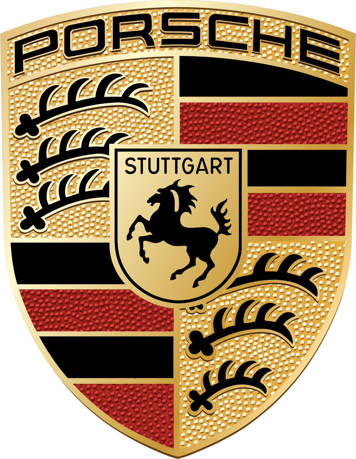 Porsche logo in transparent PNG format