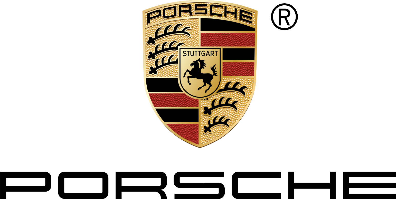 Porsche logo in transparent PNG format