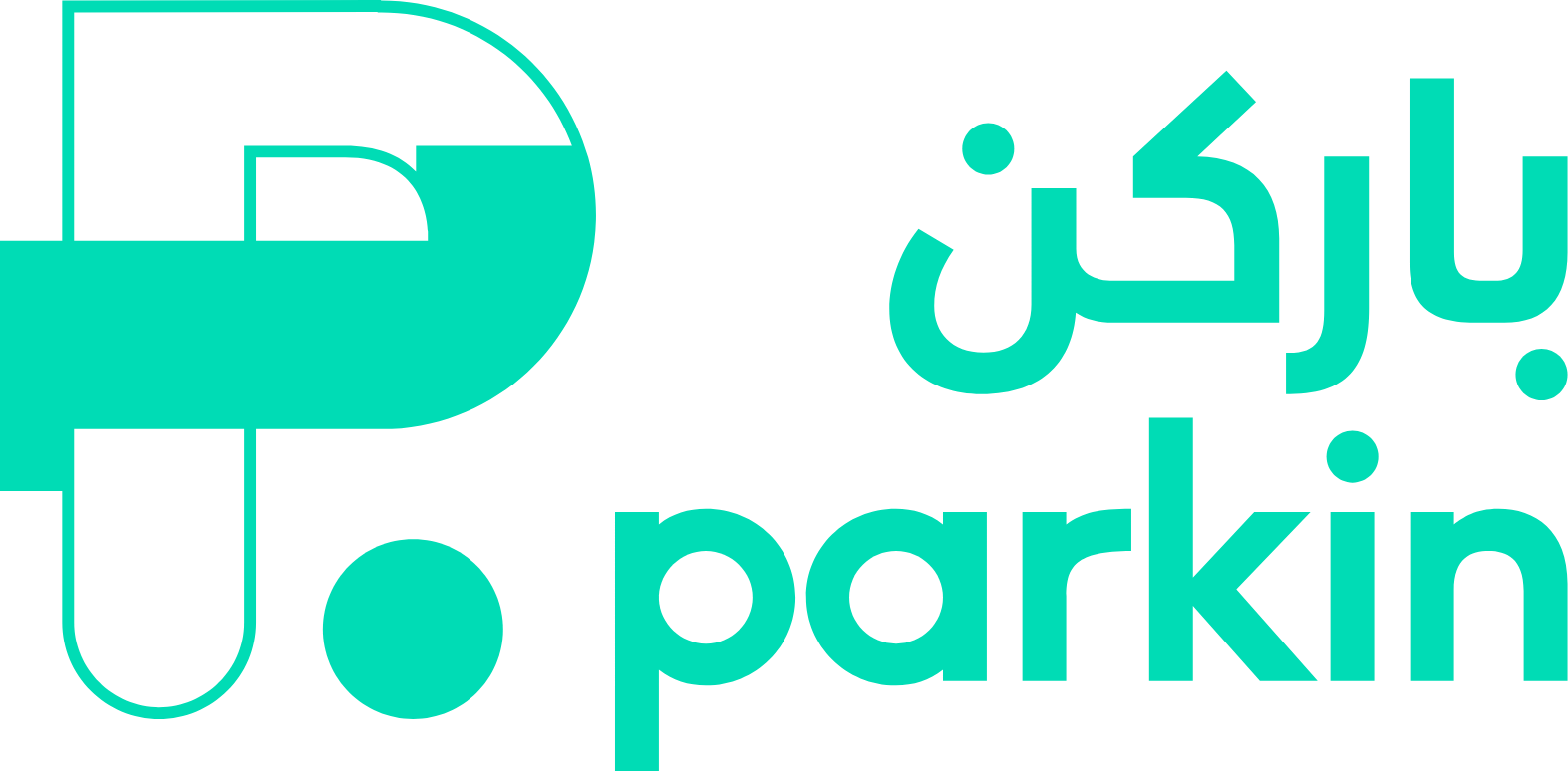 Parkin PJSC logo fulle size on a dark background (transparent PNG)