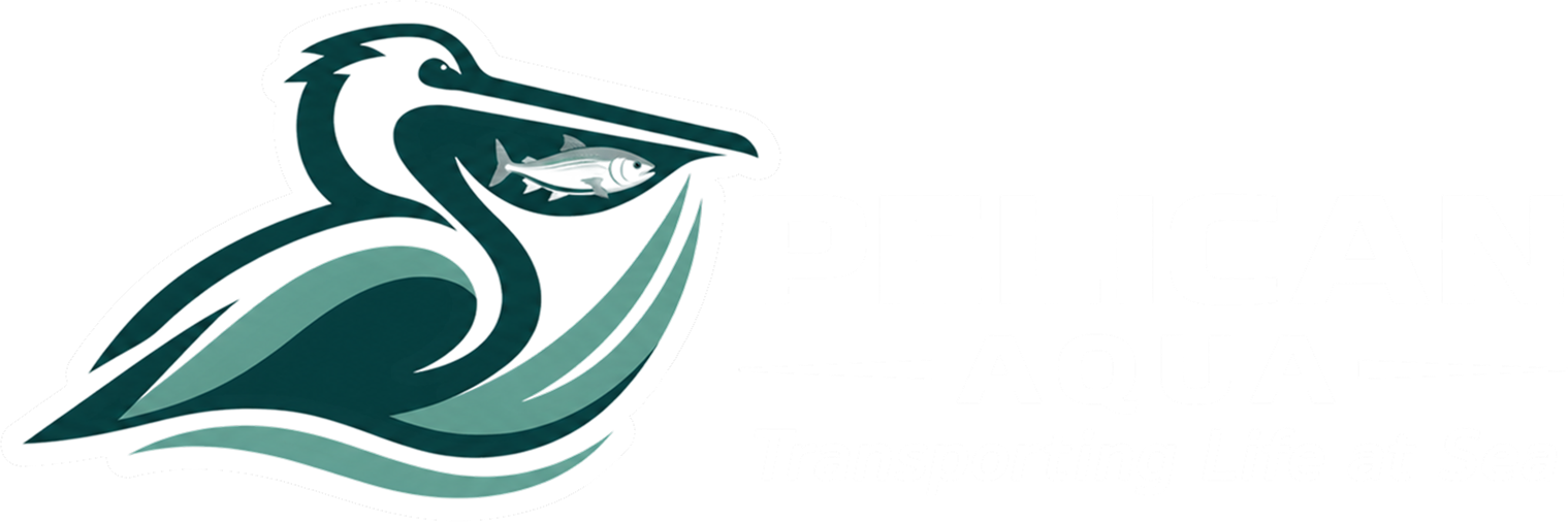 Pelican Aqua Holding logo grand pour les fonds sombres (PNG transparent)