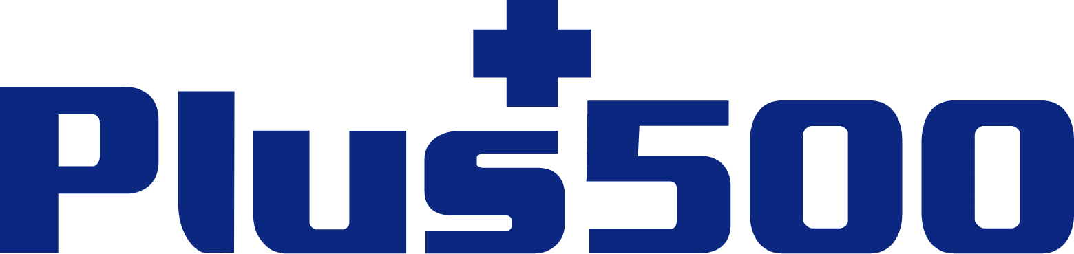 Plus500 logo large (transparent PNG)