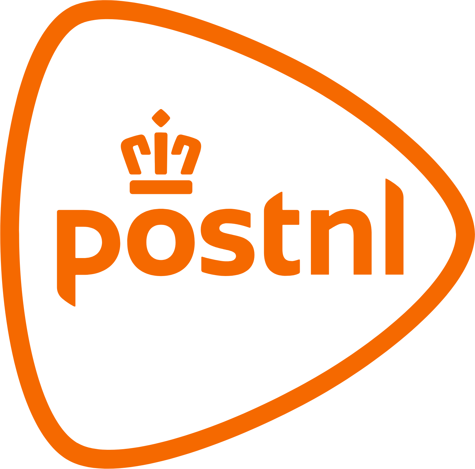 PostNL logo (transparent PNG)