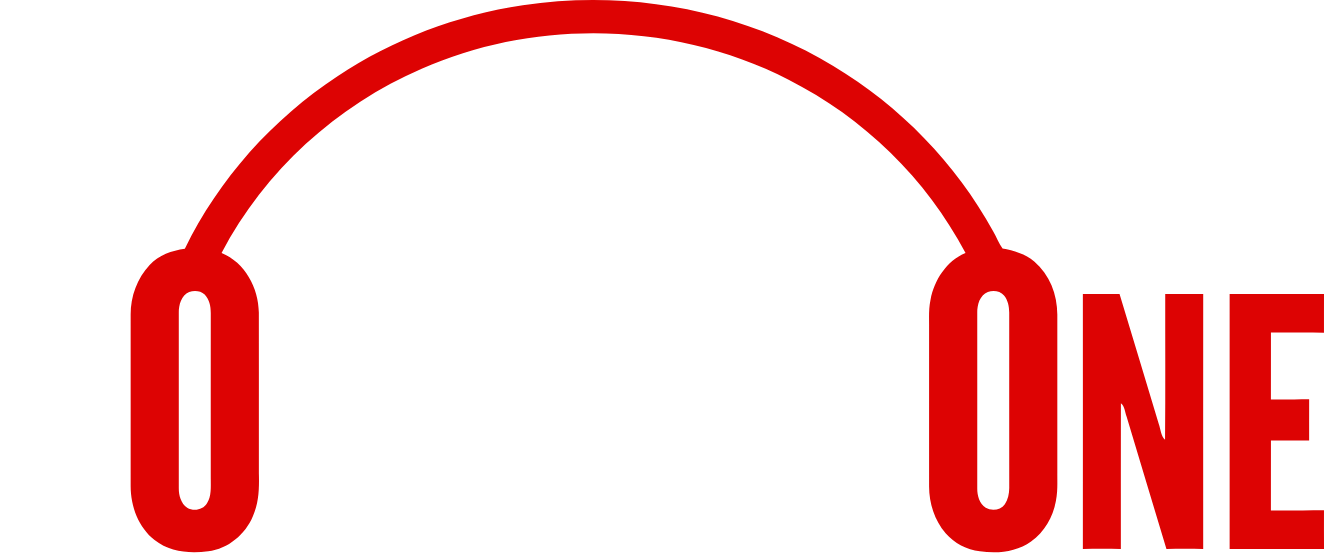 Courtside Group (PodcastOne) Logo groß für dunkle Hintergründe (transparentes PNG)