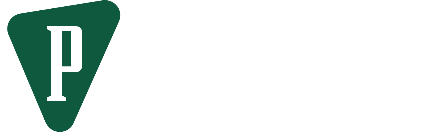Powell Industries logo large for dark backgrounds (transparent PNG)