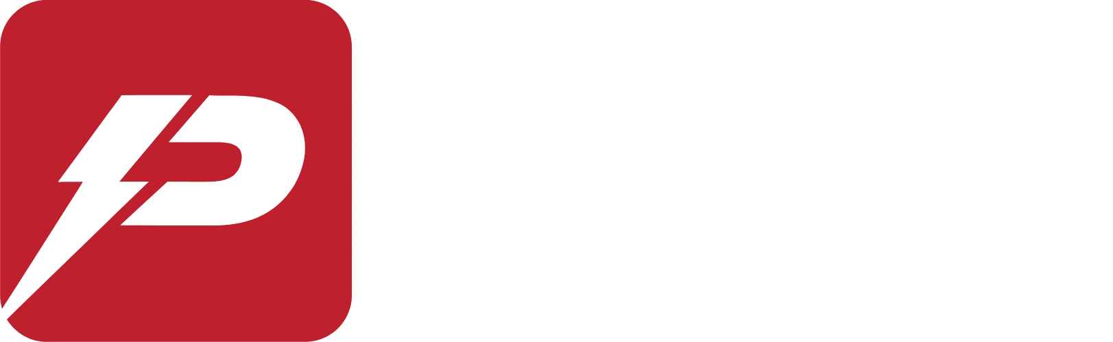Pioneer Power Solutions logo large for dark backgrounds (transparent PNG)