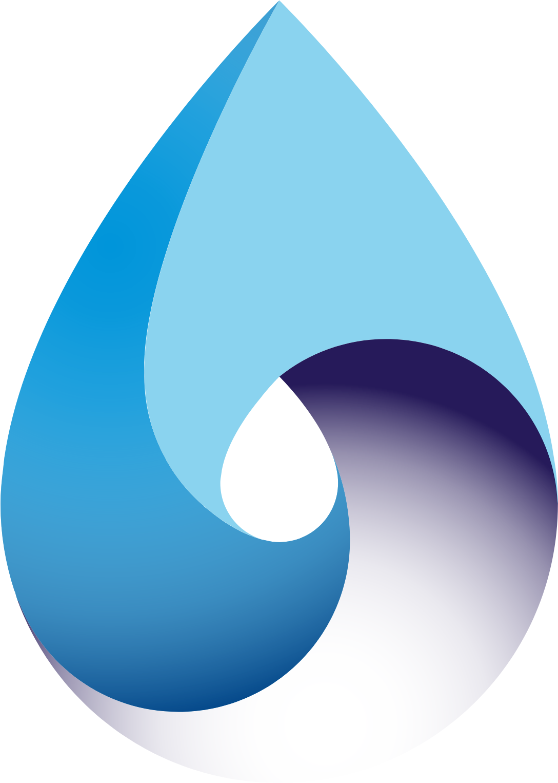 PROCEPT BioRobotics logo pour fonds sombres (PNG transparent)