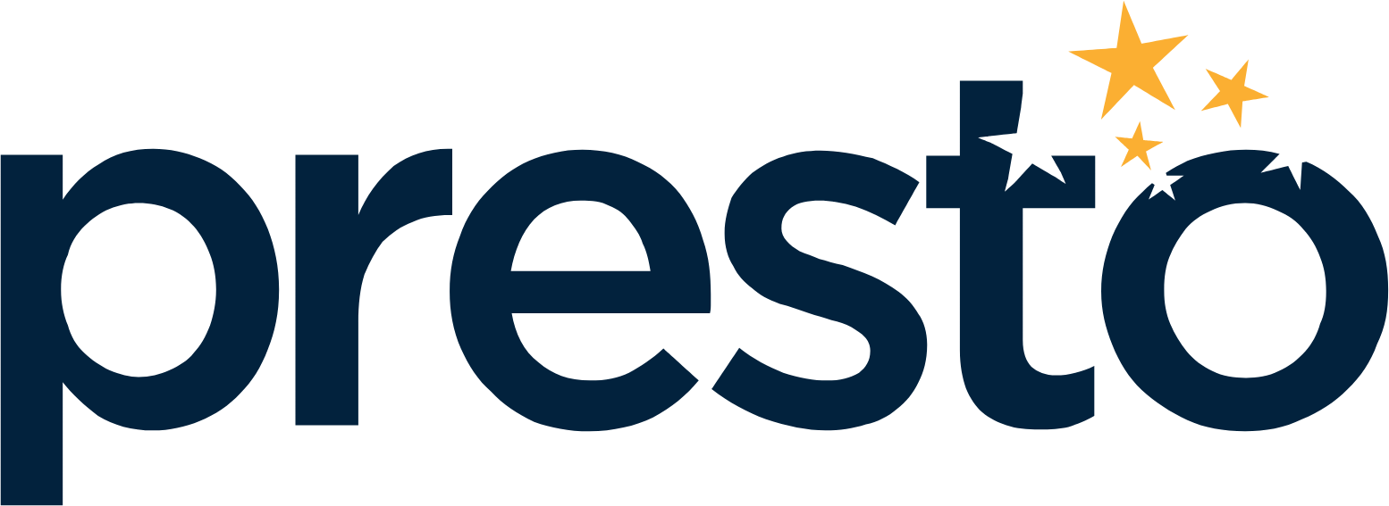 Presto Automation logo large (transparent PNG)