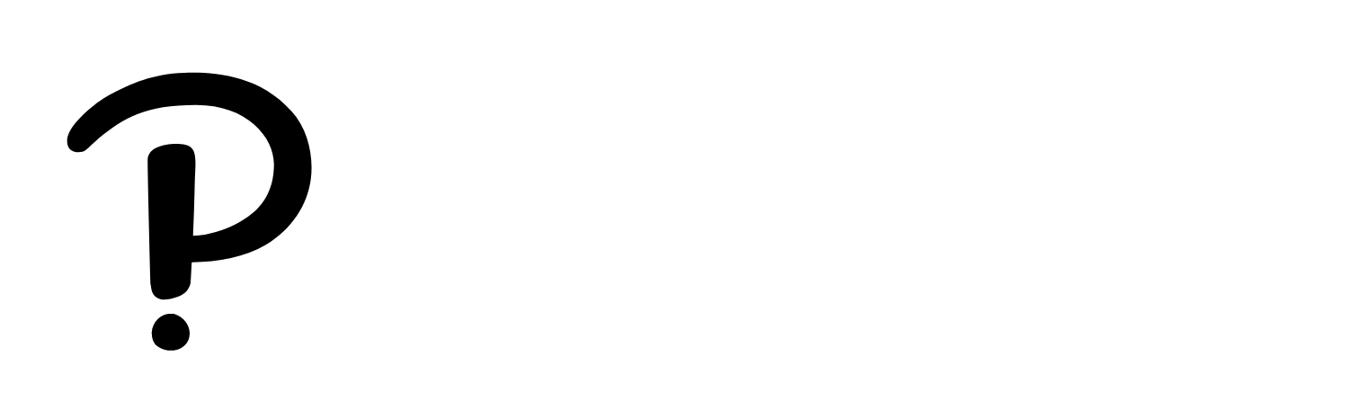 Pearson logo grand pour les fonds sombres (PNG transparent)