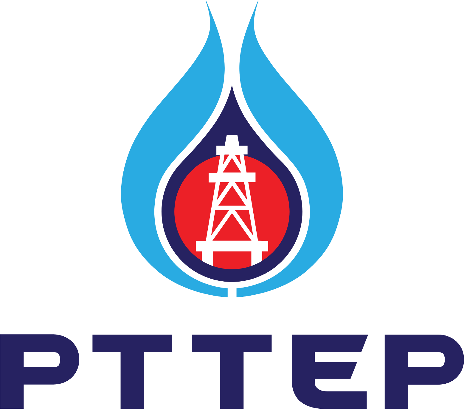 PTT Exploration and Production logo large (transparent PNG)