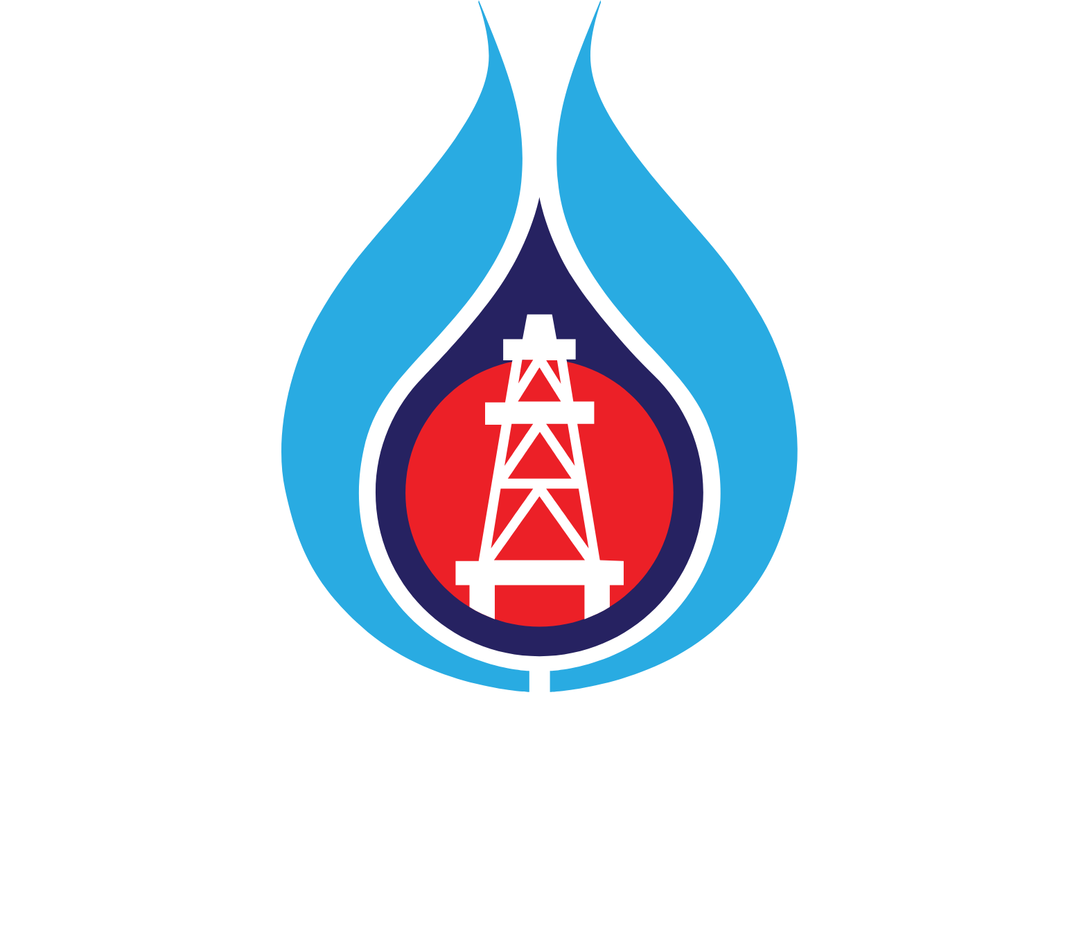 PTT Exploration and Production logo grand pour les fonds sombres (PNG transparent)