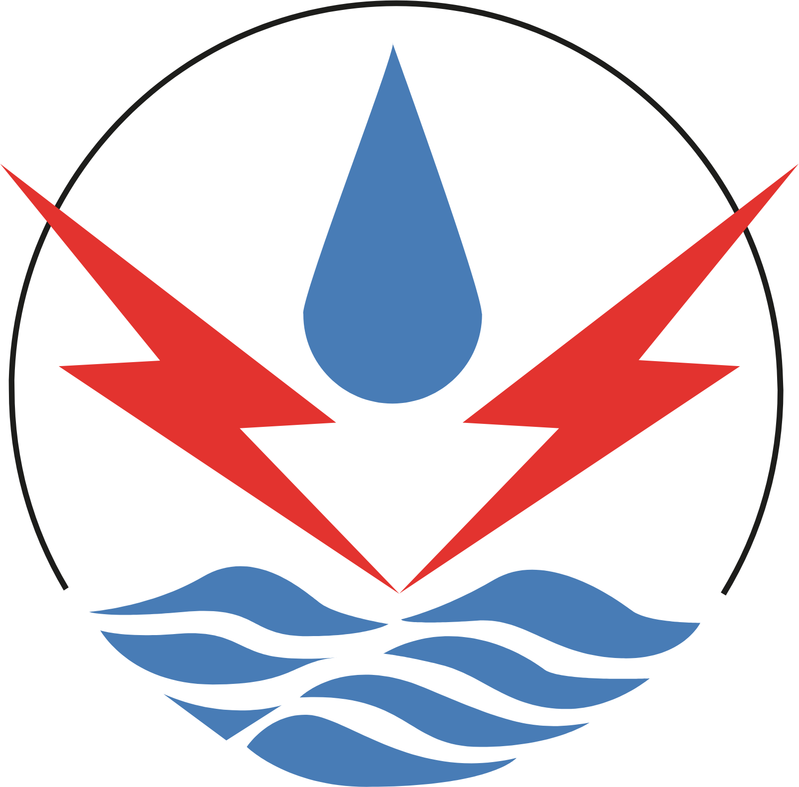 Qatar Electricity & Water Company logo (PNG transparent)