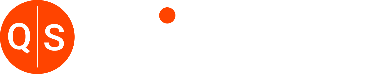 QuinStreet
 logo large for dark backgrounds (transparent PNG)