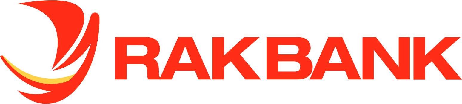 RAKBANK (The National Bank of Ras Al Khaimah) logo large (transparent PNG)