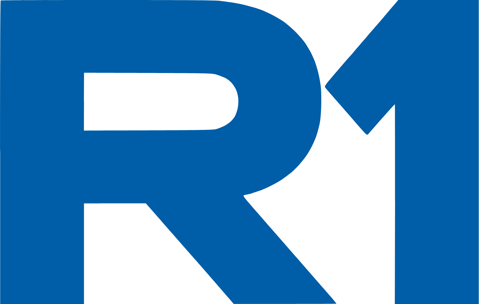 R1 RCM logo (transparent PNG)