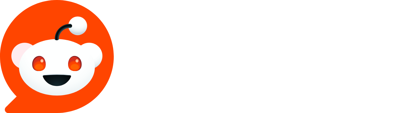 Reddit logo fulle size on a dark background (transparent PNG)