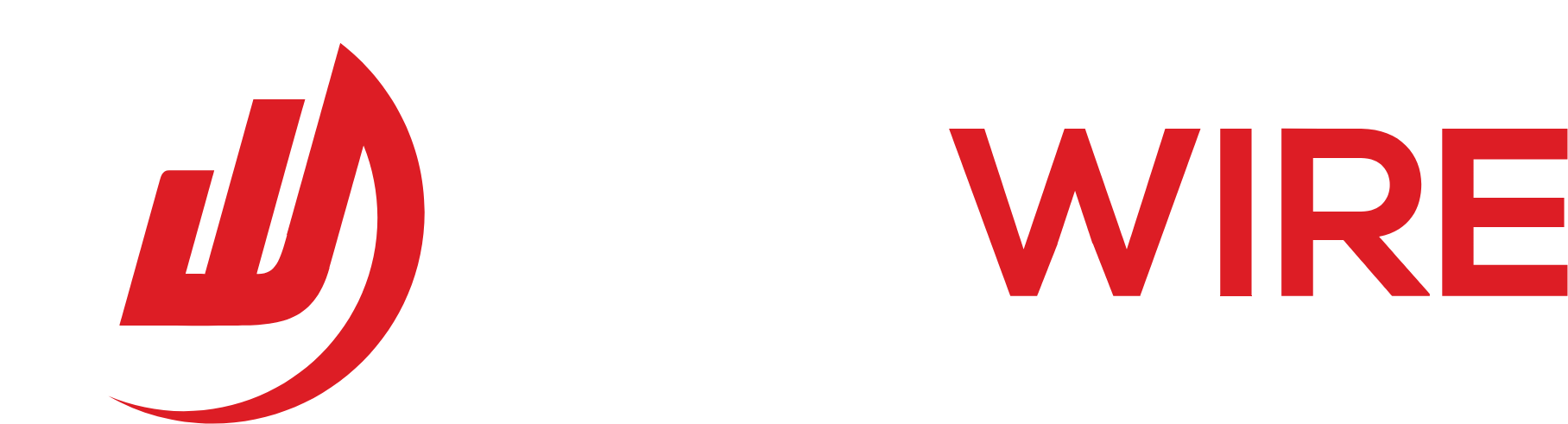Redwire Logo groß für dunkle Hintergründe (transparentes PNG)