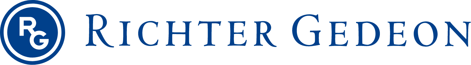 Richter Gedeon logo large (transparent PNG)
