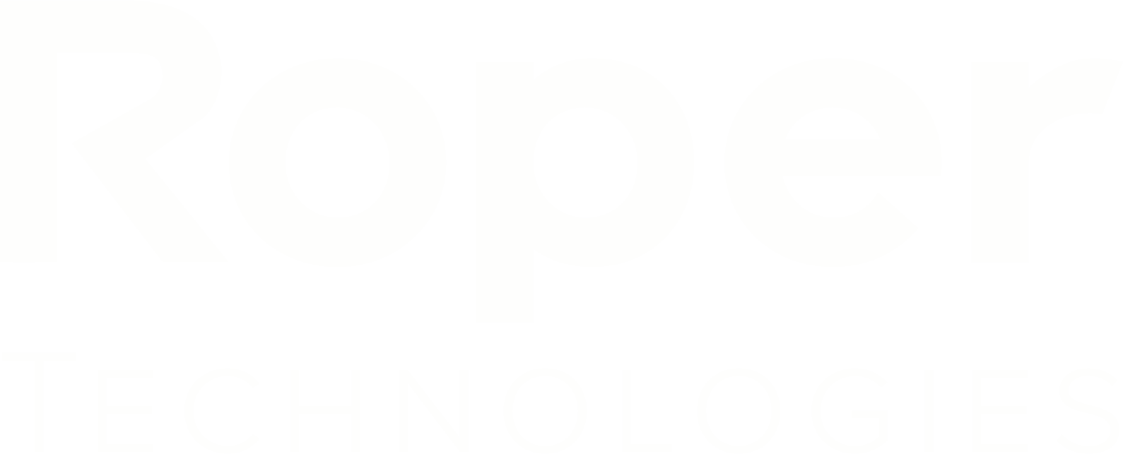 Roper Technologies logo large for dark backgrounds (transparent PNG)